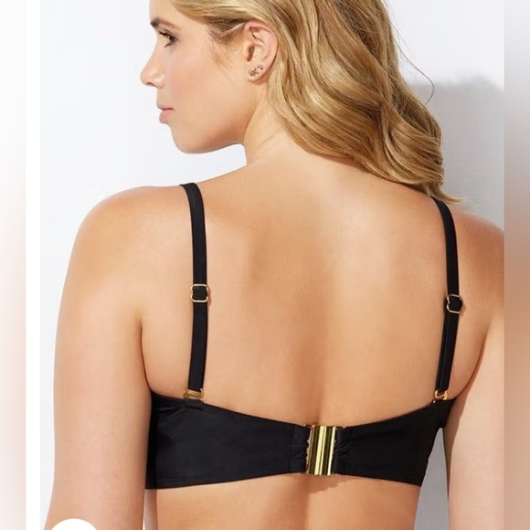 Swimsuits For All Black Bikini Top - Picture 2 of 9